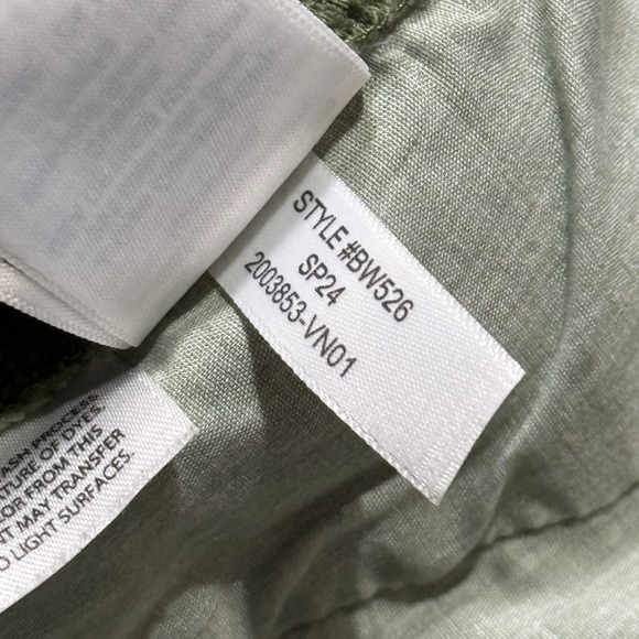 J Crew Relaxed Cargo Pants Women's Size 28 Green Tapered Heavy Weigh Twill BW526 - Picture 6 of 16